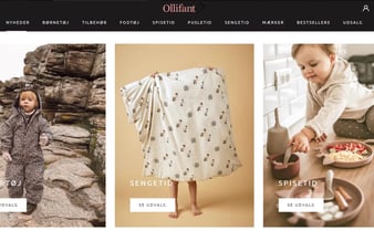 Ollifant.dk - webshop med +65.000 følgere - Millionomsætning - stort potentiale