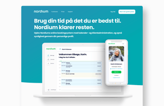 [SaaS virksomhed] Tid er penge - Behandlere sparer begge dele med Nordiums booking- og administrationssoftware.