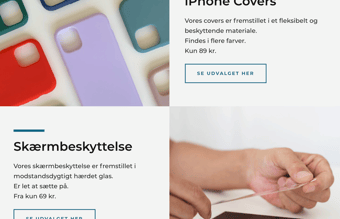 Lille mobilcover webshop med stort potentiale 