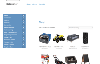 Webshop dropshipping med + 40.000 produkter