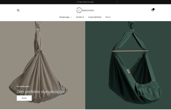 Babygyngen.dk - Webshop med slyngevugge -  med dropshipping leverandør!