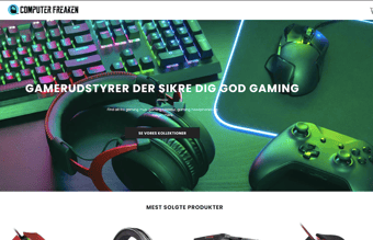 Køreklar dropshipping Webshop med salg af gaming udstyr 