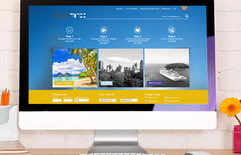 Rejseportal med 3 tilbud - 40 rejsebureauer tilknyttet - NEDSAT