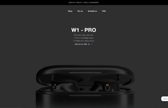 *EGET BRAND* Køreklar dansk webshop med salg af trådløse høretelefoner 