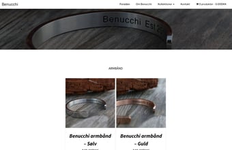 Kommende tøjmærke og smykkemærke - Benucchi.dk