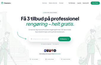  Cleanero.dk - SaaS Lead-platform med AI, CRM & Credit-system