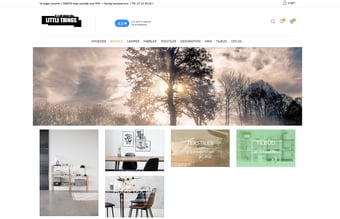 WooCommerce webshop med salg af interiør produkter 