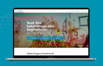 En platform til behandlere og instruktører som indeholder bookingsystem, peronlig profil, betalingsløsning osv