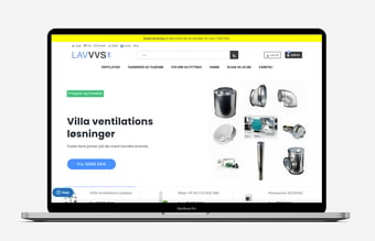 Online VVS og Ventilationsforretning sælges - Omsætning mellem 1,5 - 1,9 mil