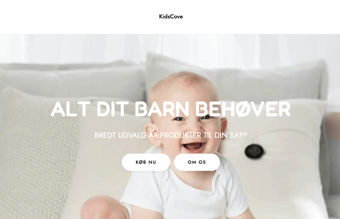 Spændende dropshipping webshop med salg af børneudstyr