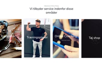 Fitness webshop med tøj mærke og træningsprogrammer - Varelager på 35.000 kr. 