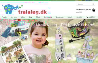 Aktiv webshop med salg af trælegetøj mm. - Omsætning: 409.000 DKK