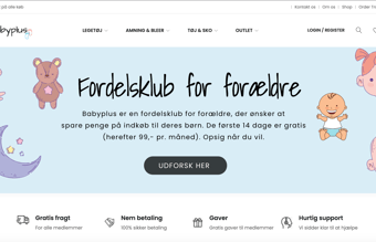 Babyplus.dk - Dropshipping abonnements webshop (Alt opsat)