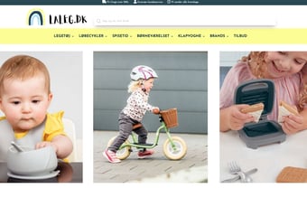 Laleg.dk - etableret webshop med salg af legetøj - Omsætning i 2021: 116.800 kr.