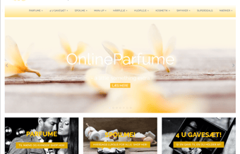 Parfume Webshop med godt navn og stort potentitale Sælges