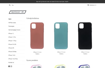 Nytcover.dk - Salg af iPhone tilbehør, med sociale medier + lager