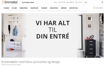 Entremobel.dk - Webshop med stabil passiv indkomst i flere år og stort potentiale