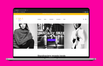 Online Webshop med smukt tøj til Kvinder - 4-5* avance