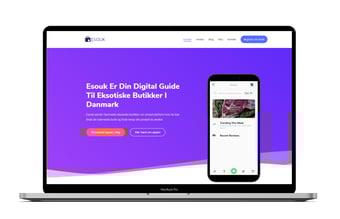 Online portal for eksotiske butikker (Med Android og IOS app)