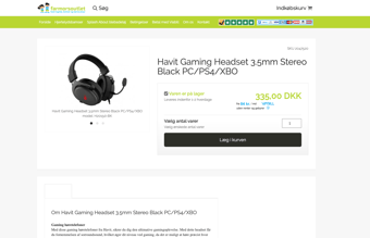 Webshop med god omsætning og salg af præmaturetøj og legetøj m.m.