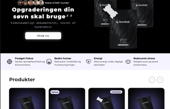 Køreklar webshop med stort potientale 