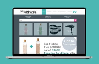 Kørende niche-webshop med salg af hårprodukter - Omsætning i 2021 er ca. 50.000 Dkr