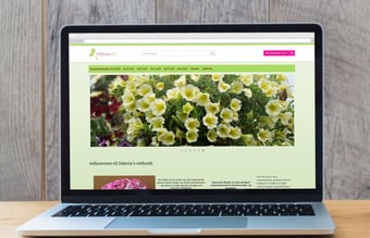 odenia.dk - Moderne webshop med salg af planter - Dækningsgrad på ca. 50%