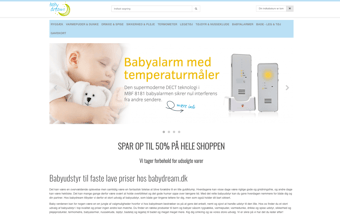 Baby Webshop med varelager - Rygsække, babyalarmer, badelegetøj, legetøj og MEGET mere.