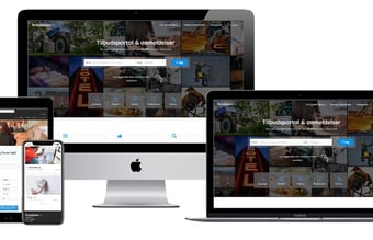 Hjemmeside, 3 tilbud med ca 35000 firmaer