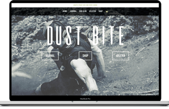 Dust Bite - Niche brand med webshop, forhandlere og varelager sælges