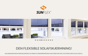 Egen gardin produktion til skibe, kontorer og private