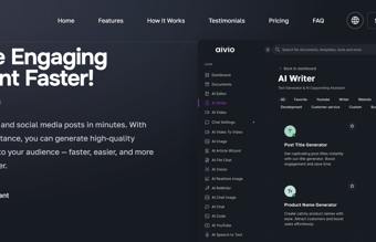 SaaS-platform til AI-drevet content