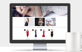 Webshop udviklet til salg af Gallakjoler sælges billigt