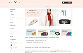 (Varelager 36.000 medfølger) 12 år gammel webshop med accessories til kvinder sælges