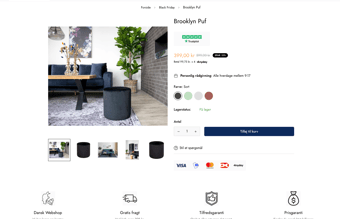 +3 mio kr i omsætning og 3.000 kunder - Webshop med boliginteriør og kugledyner sælges billigt