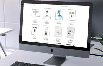 Design webshop/salgsportal med eget brand - eksisteret siden 2014