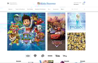 Kidsforever.dk - Dropshipping webshop med børneprodukter - Shopify