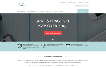 fabprice.dk - Webshop med salg af gadgets, mobil tilbehør m.m.