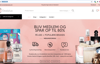 DealPlus (Webshop til både mænd og kvinder)