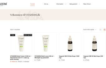 Webshop med mindre varelager og STORT potentiale sælges	