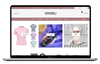 Veletableret webshop med tøj og sko til kvinder og børn.