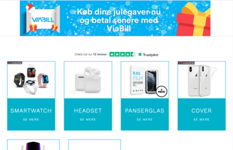 Kørende webshop - salg af mobil tilbehør - cover, headset, mobilholder m.m. 