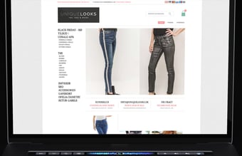 Dametøjs webshop uniquelooks.dk sælges - Årlig omsætning: 250.000 kr. (Organisk) - Dandomain 