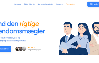 MæglerMatch – Digital platform for boligsælgere klar til overtagelse