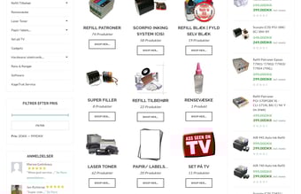 Velkendt, populær webshop og domæne med dropshipping aftaler - Årligt overskud 283.000 kr.