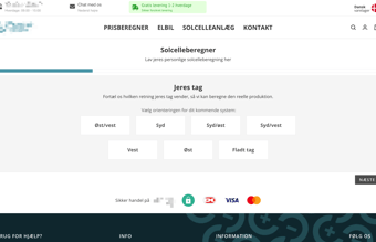 Solcelle webshop med fuld drift – klar til overtagelse (værdilager ~ 500.000 kr)