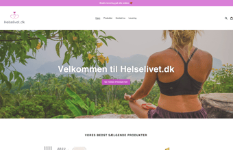 Helselivet.dk - Dropshipping webshop med salg af helse & livstilsprodukter