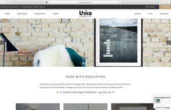 Webshop i super lækkert design - Salg af plakater - Omsætning 2018: 44.350 kr.