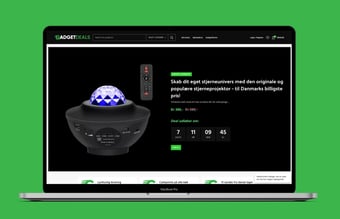 Dealsite med stort dansk varelager, kunder og aktiv målrettet SEO-ranking som bliver bedre og bedre