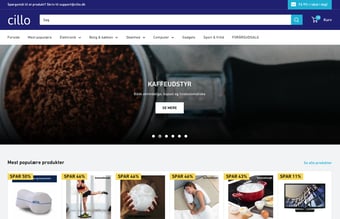 Cillo.dk - Dropshipping webshop med omsætning og stort udvalg af produkter - min. 40% i DB.